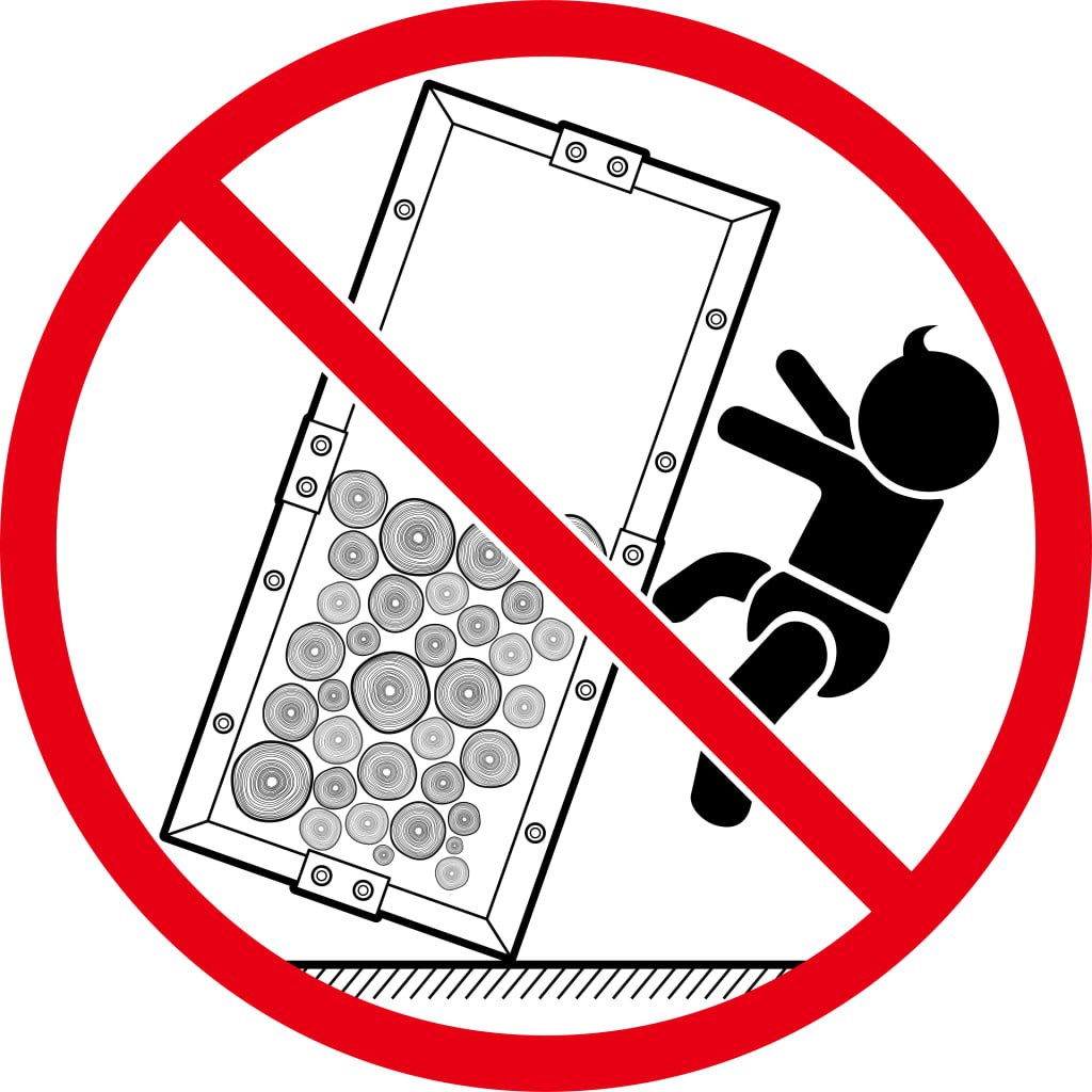 Firewood Rack Anthracite 120x35x120 cm Steel