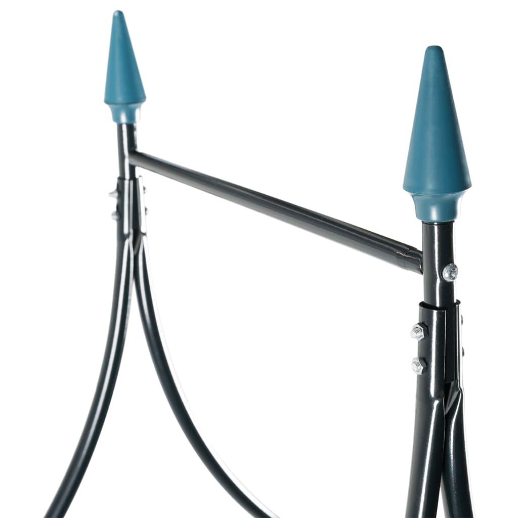 Garden Arch Dark Green 142x37x275 cm Iron