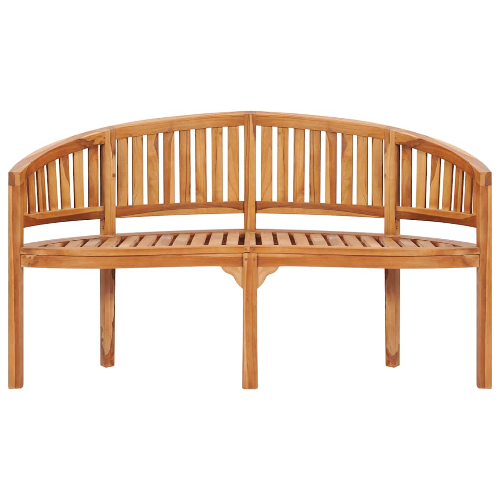 Banana Bench 151 cm Solid Teak Wood