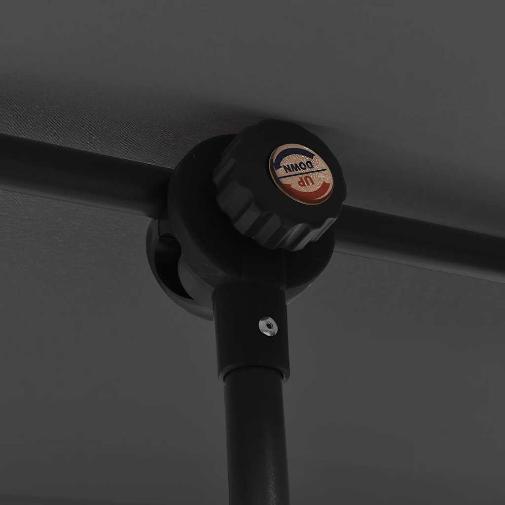 Garden Parasol with Aluminium Pole 2x1.5 m Anthracite