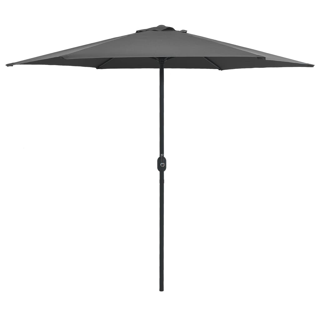 Garden Parasol with Aluminium Pole 270x246 cm Anthracite
