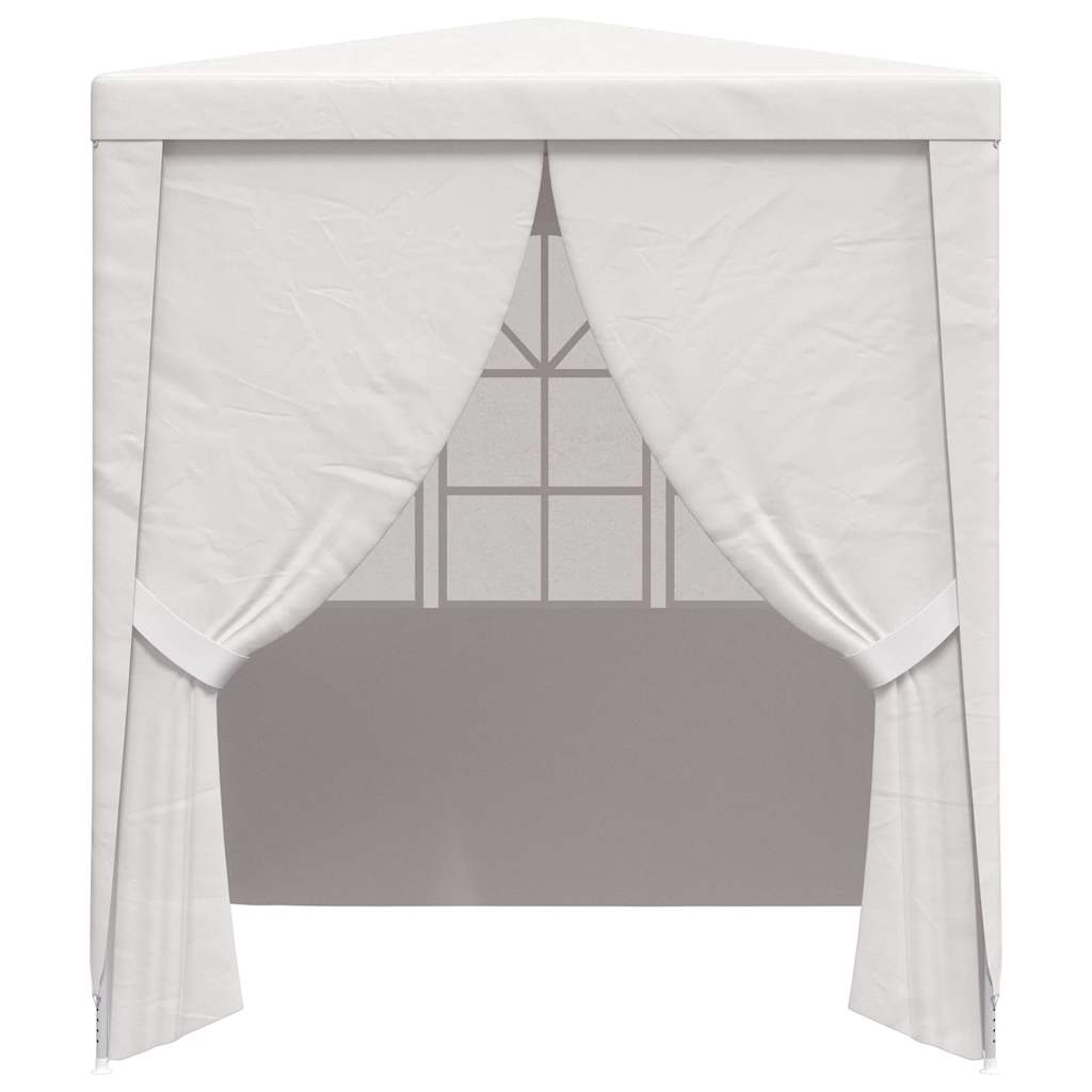 Professional Party Tent with Side Walls 2x2 m White 90 g/m²