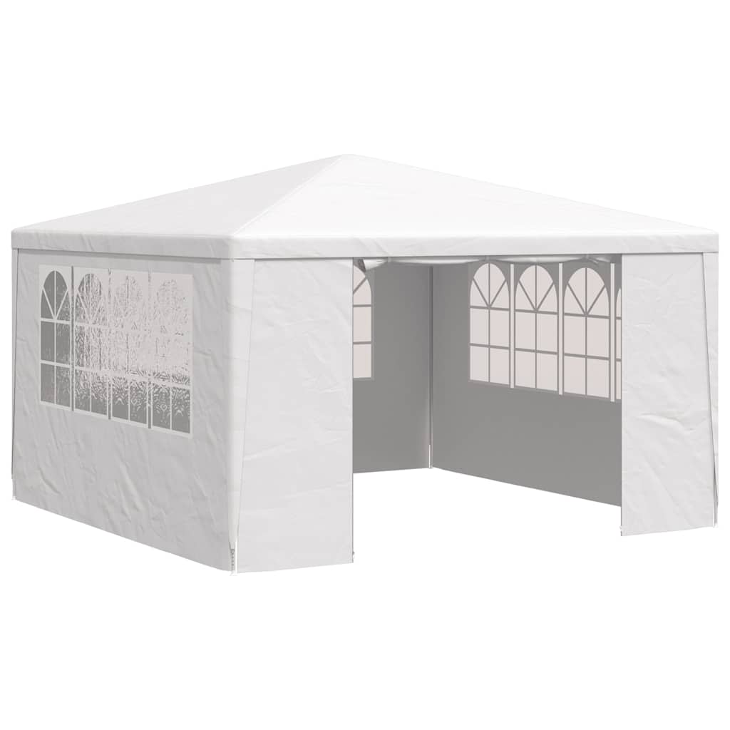 Professional Party Tent with Side Walls 4x4 m White 90 g/m²
