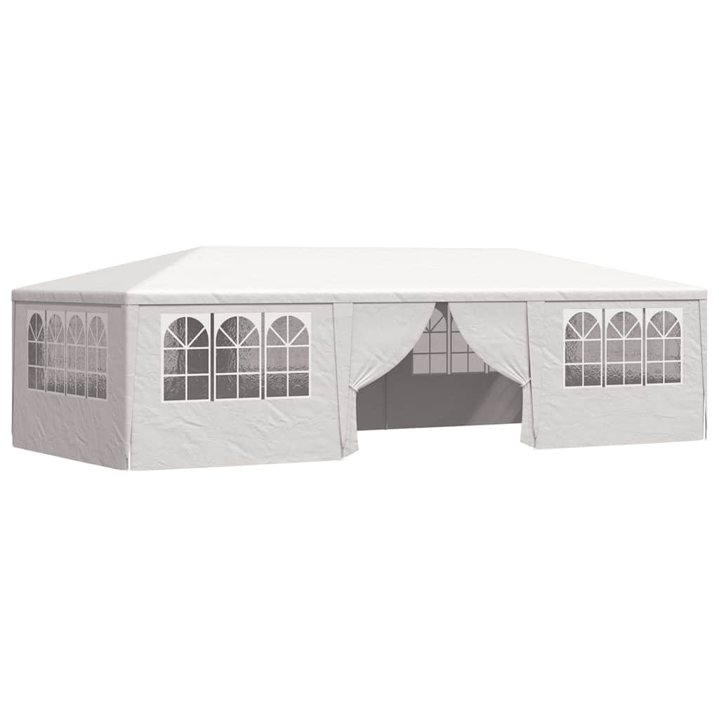 Professional Party Tent with Side Walls 4x9 m White 90 g/m²