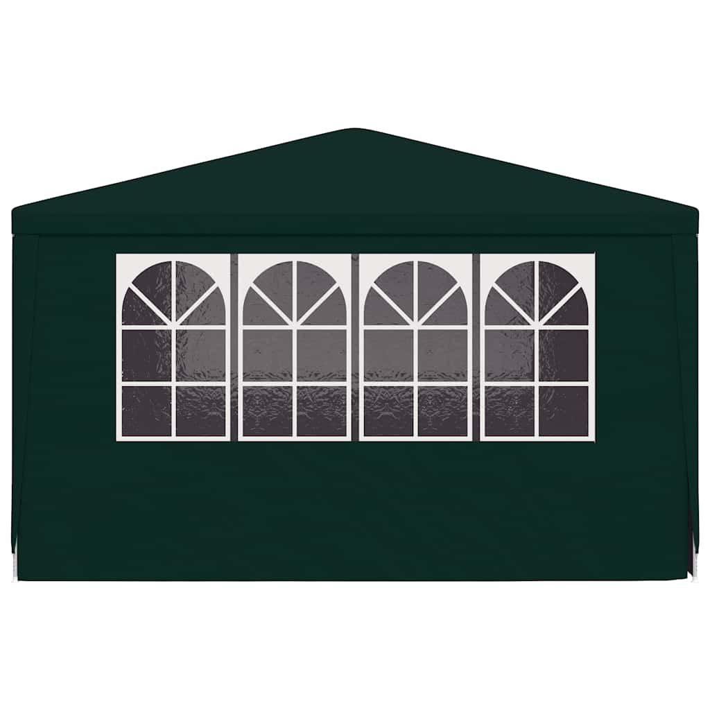 Professional Party Tent with Side Walls 4x4 m Green 90 g/m²