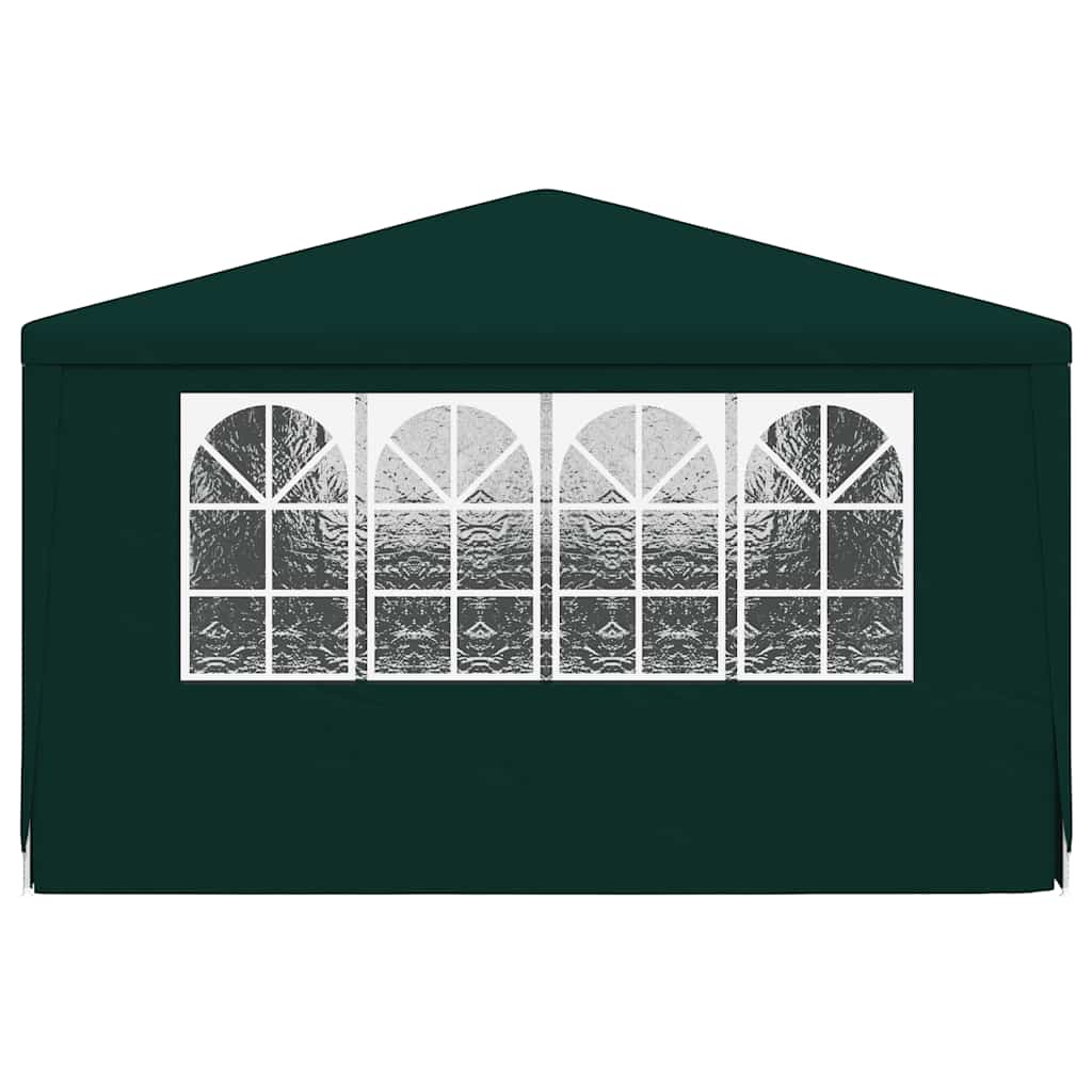 Professional Party Tent with Side Walls 4x6 m Green 90 g/m²