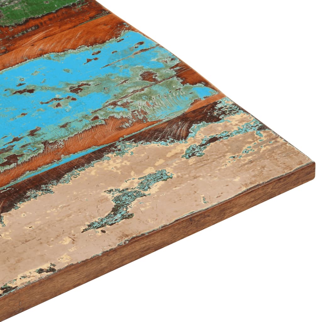 Rectangular Table Top 60x90 cm 25-27 mm Solid Wood Reclaimed