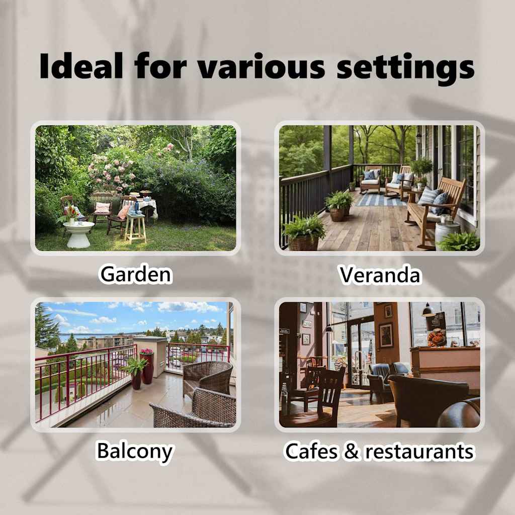 Outdoor Roller Blind 100x270 cm Cream