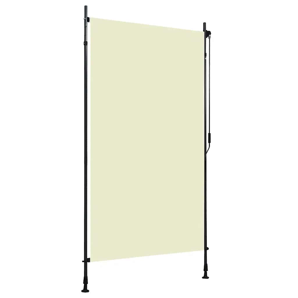 Outdoor Roller Blind 120x270 cm Cream
