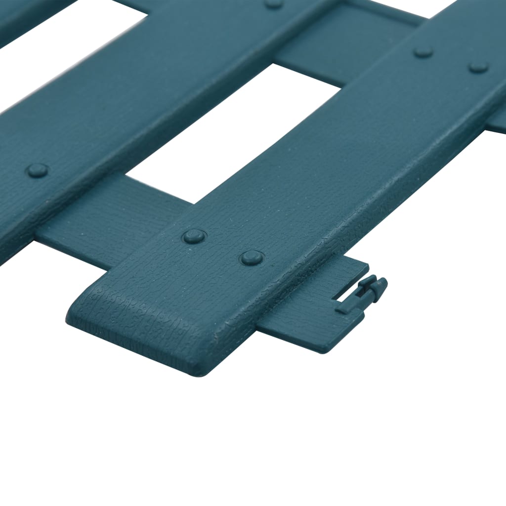 Lawn Edgings 25 pcs Green 10 m PP