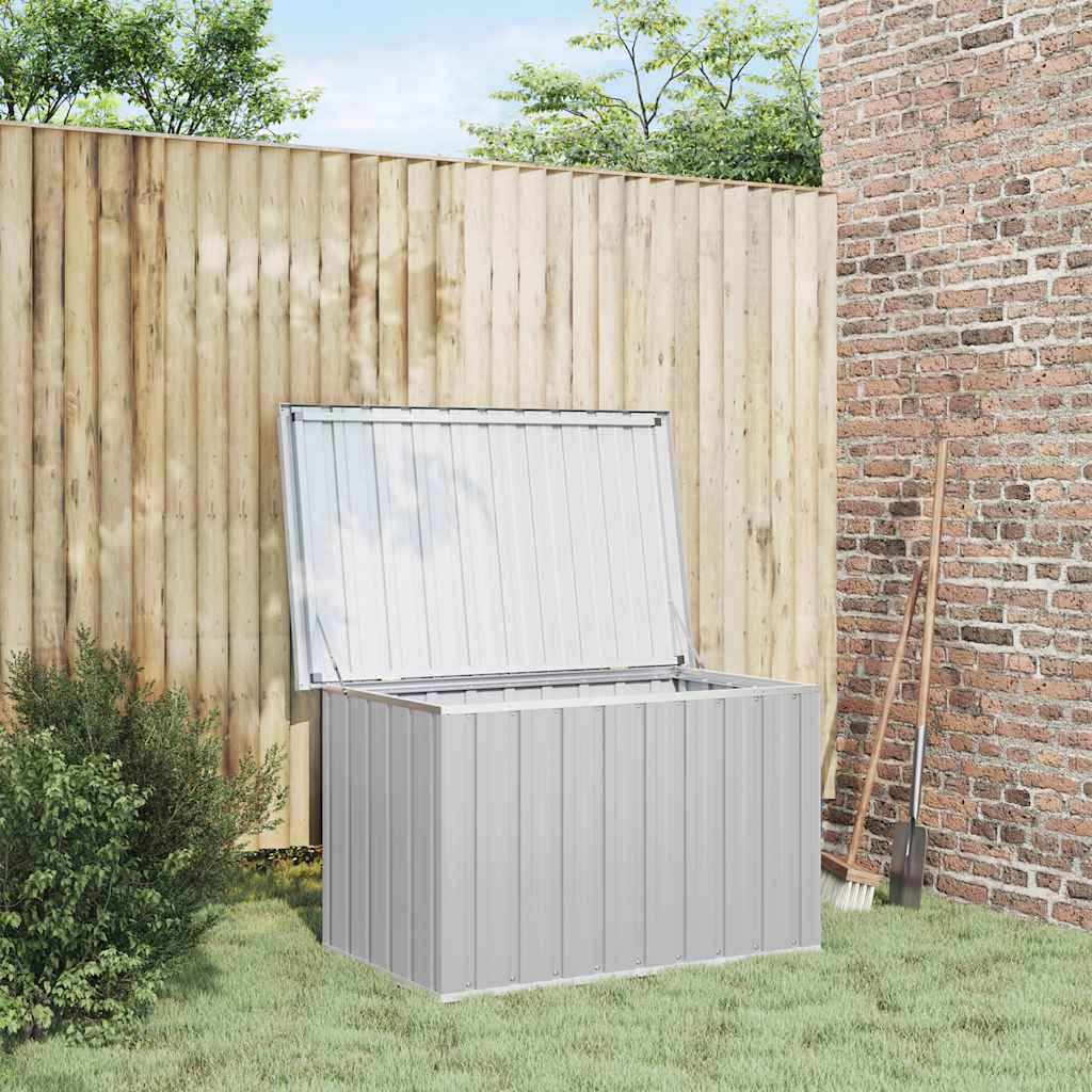 Garden Storage Box Grey 109x67x65 cm