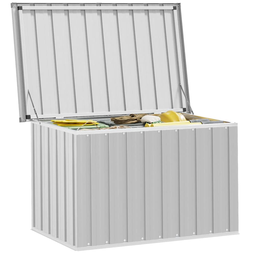 Garden Storage Box Grey 109x67x65 cm
