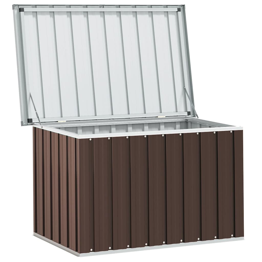 Garden Storage Box Brown 109x67x65 cm