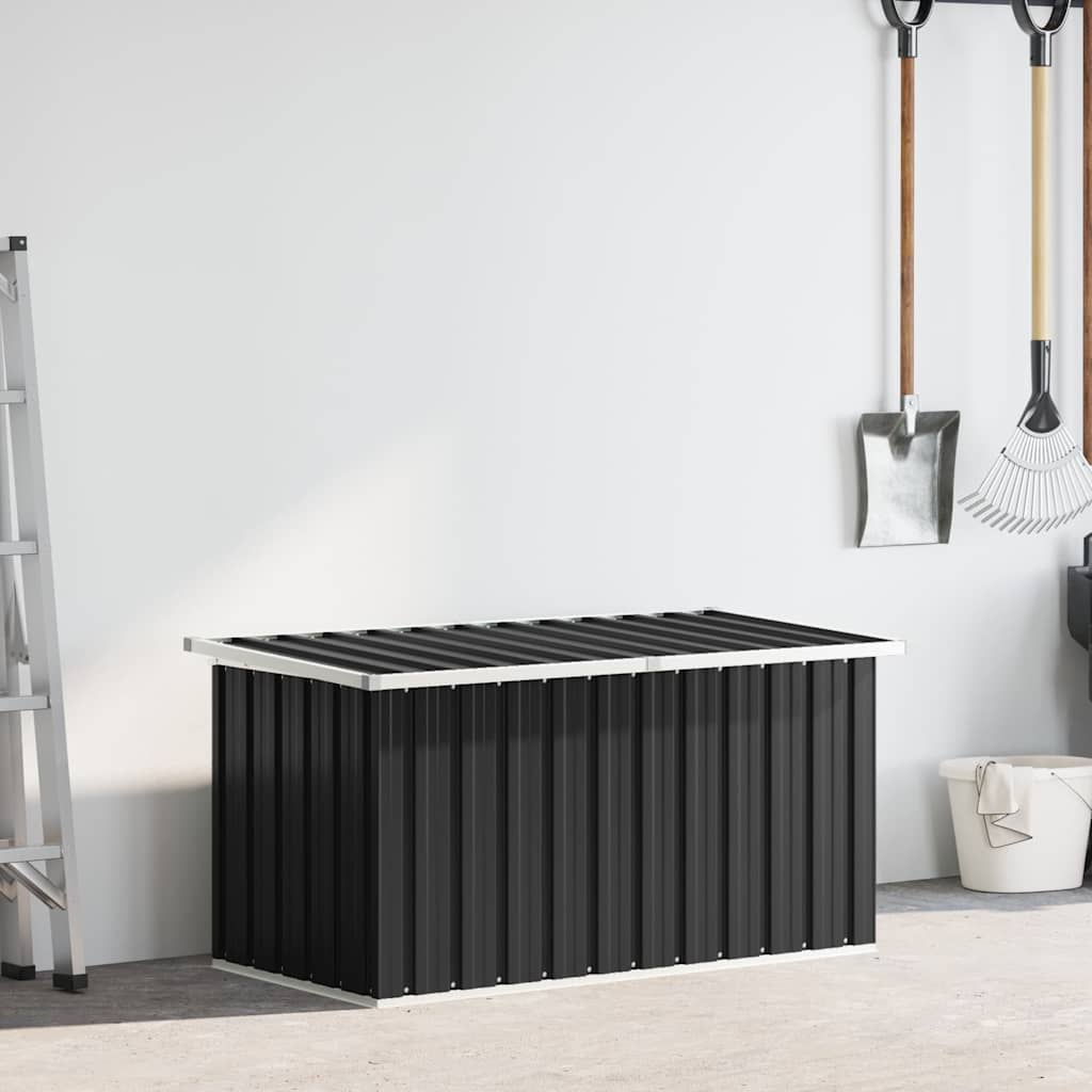 Garden Storage Box Anthracite 129x67x65 cm