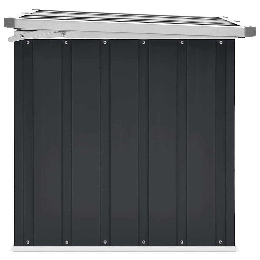 Garden Storage Box Anthracite 129x67x65 cm