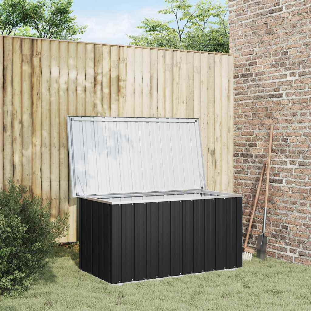 Garden Storage Box Anthracite 129x67x65 cm