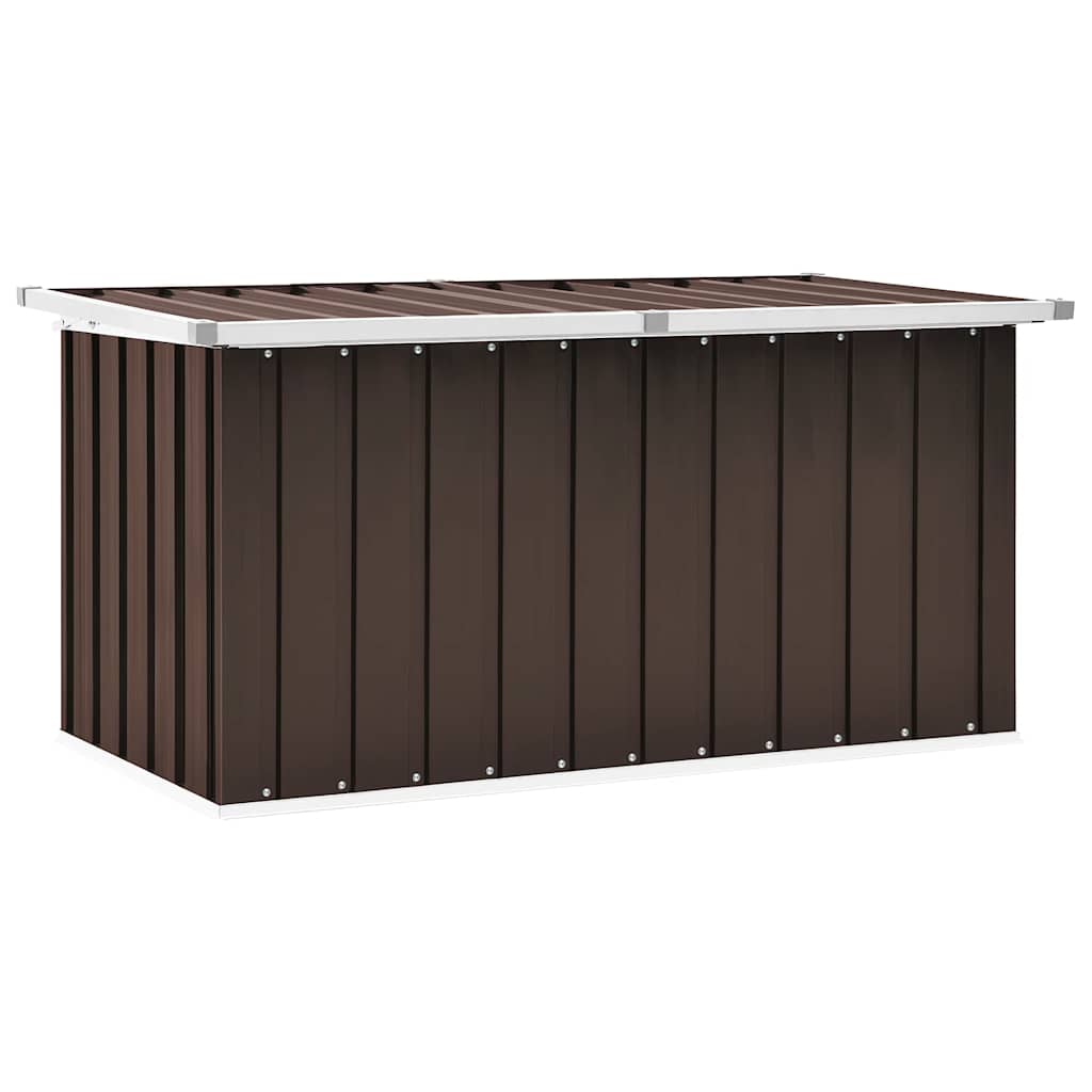 Garden Storage Box Brown 129x67x65 cm