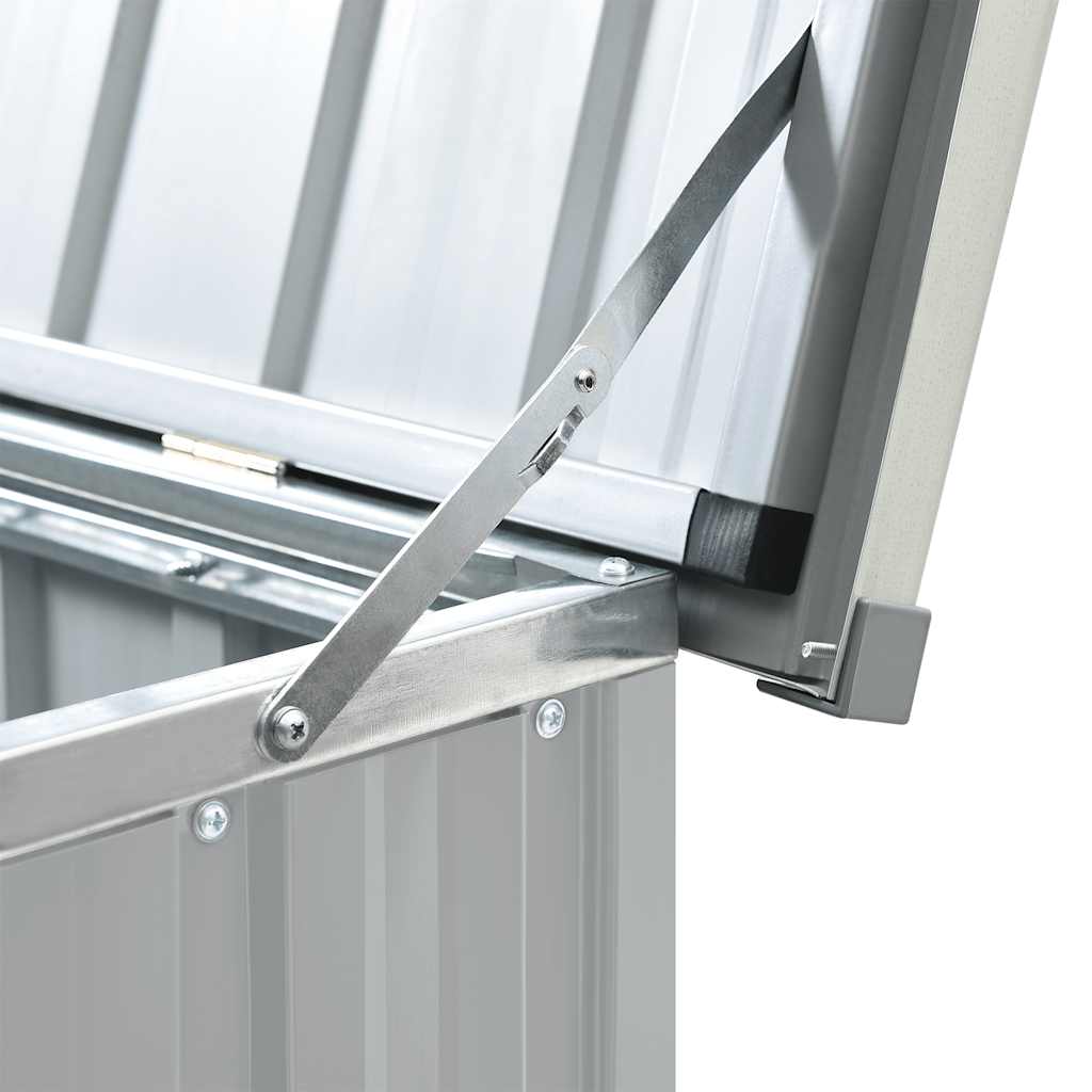 Garden Storage Box Grey 171x99x93 cm