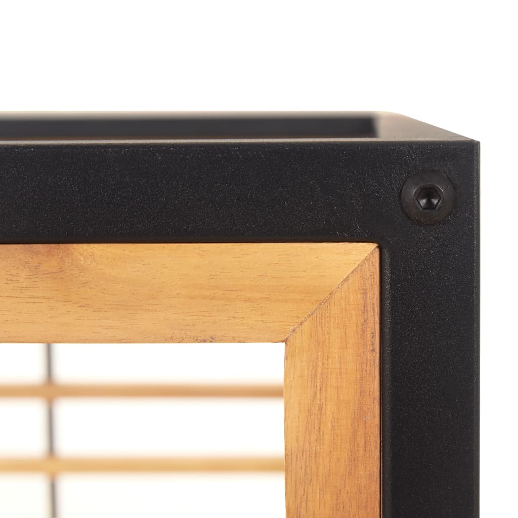 Garden Chairs with Cushions 2 pcs Solid Acacia Wood Dark Grey