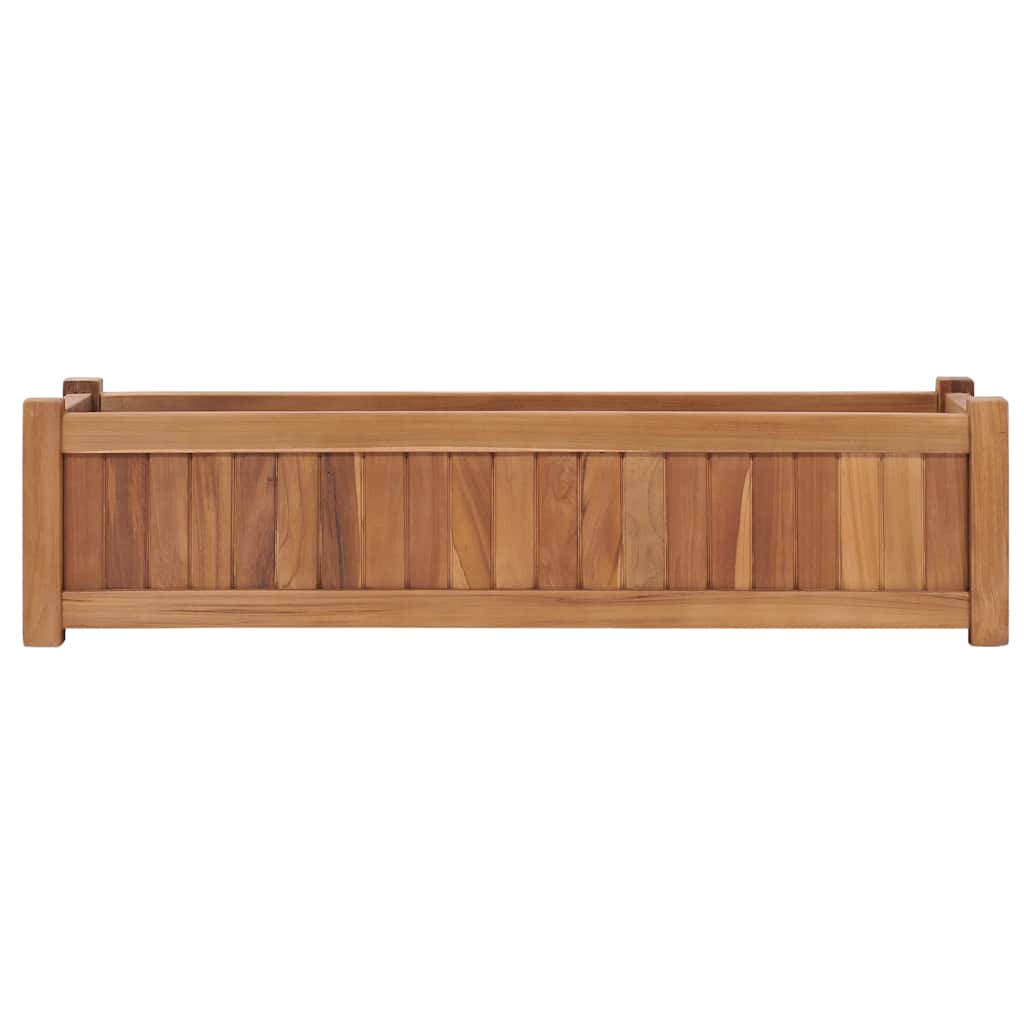 Raised Bed 100x30x25 cm Solid Teak Wood