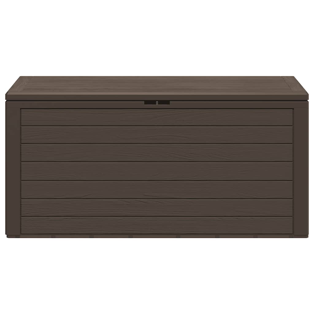 Garden Storage Box Brown 116x44x55 cm