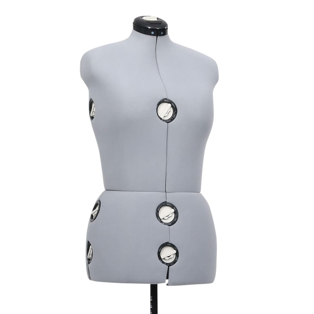 Adjustable Dress Form Female Grey M Size 40-46