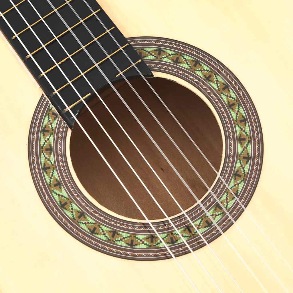 12 Piece Classical Guitar Beginner Set 4/4 39"