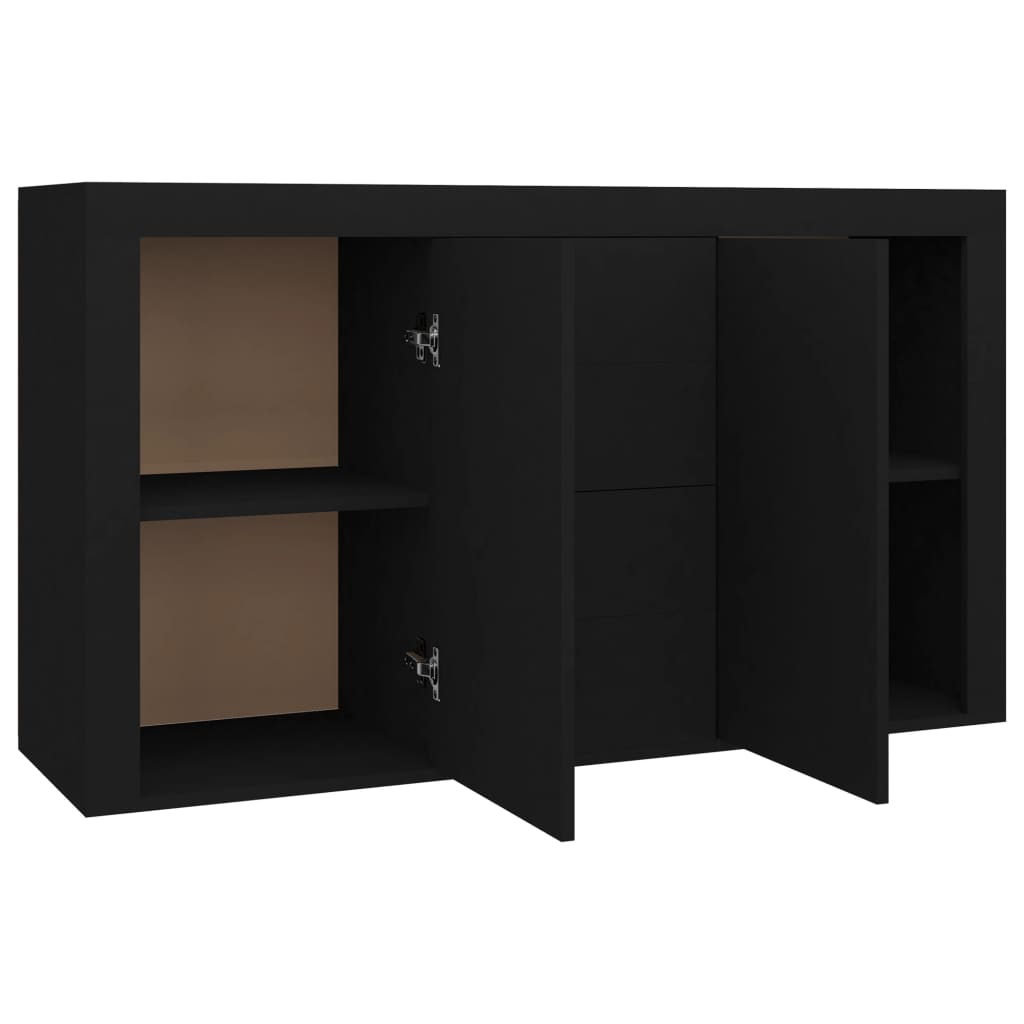 Sideboard Black 120x36x69 cm Engineered Wood