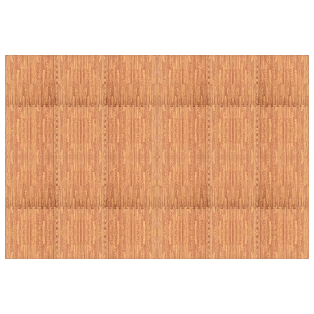 Floor Mats 24 pcs Wood Grain 8.64 m² EVA Foam