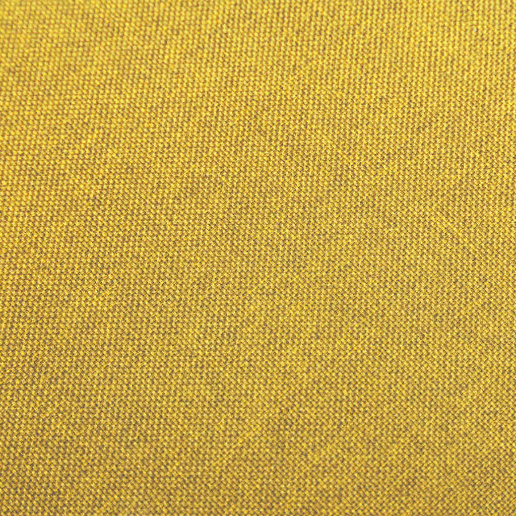 Bar Stools 2 pcs Mustard Yellow Fabric