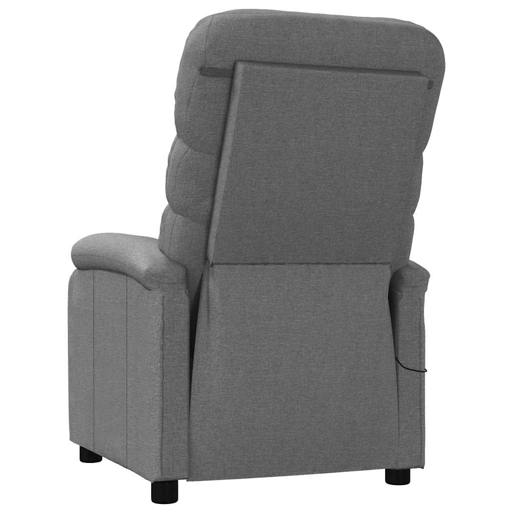 Massage Chair Dark Grey Fabric