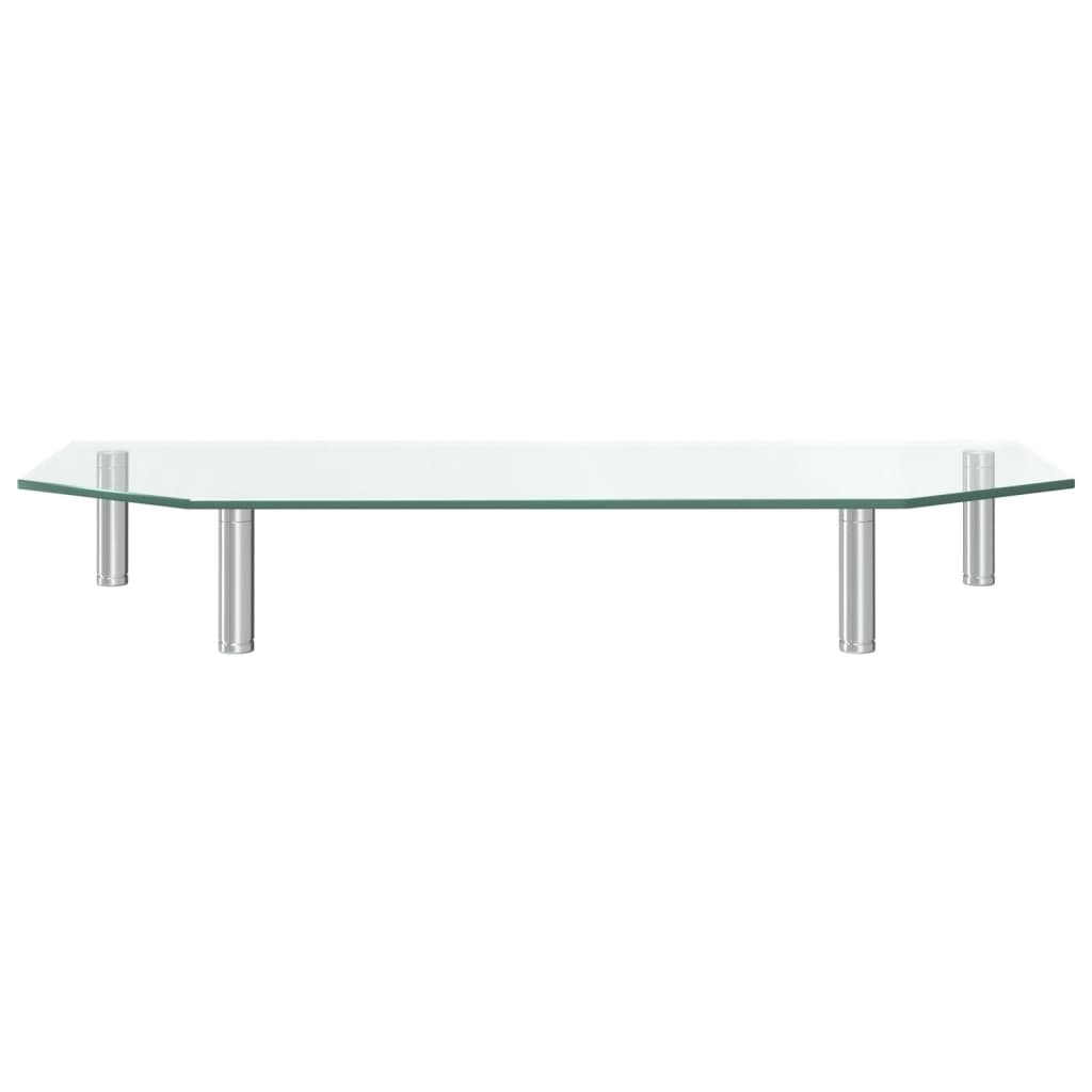 Monitor Stand 60x26x8.6 cm Transparent Glass