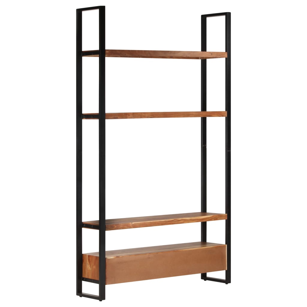 Bookshelf 118x30x200 cm Solid Acacia Wood