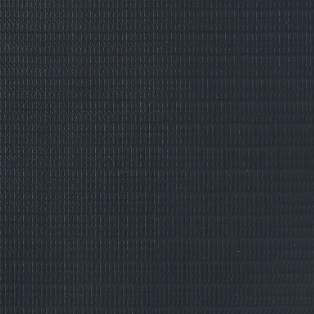 Garden Privacy Screens 4 pcs PVC 35x0.19 m Matte Dark Grey