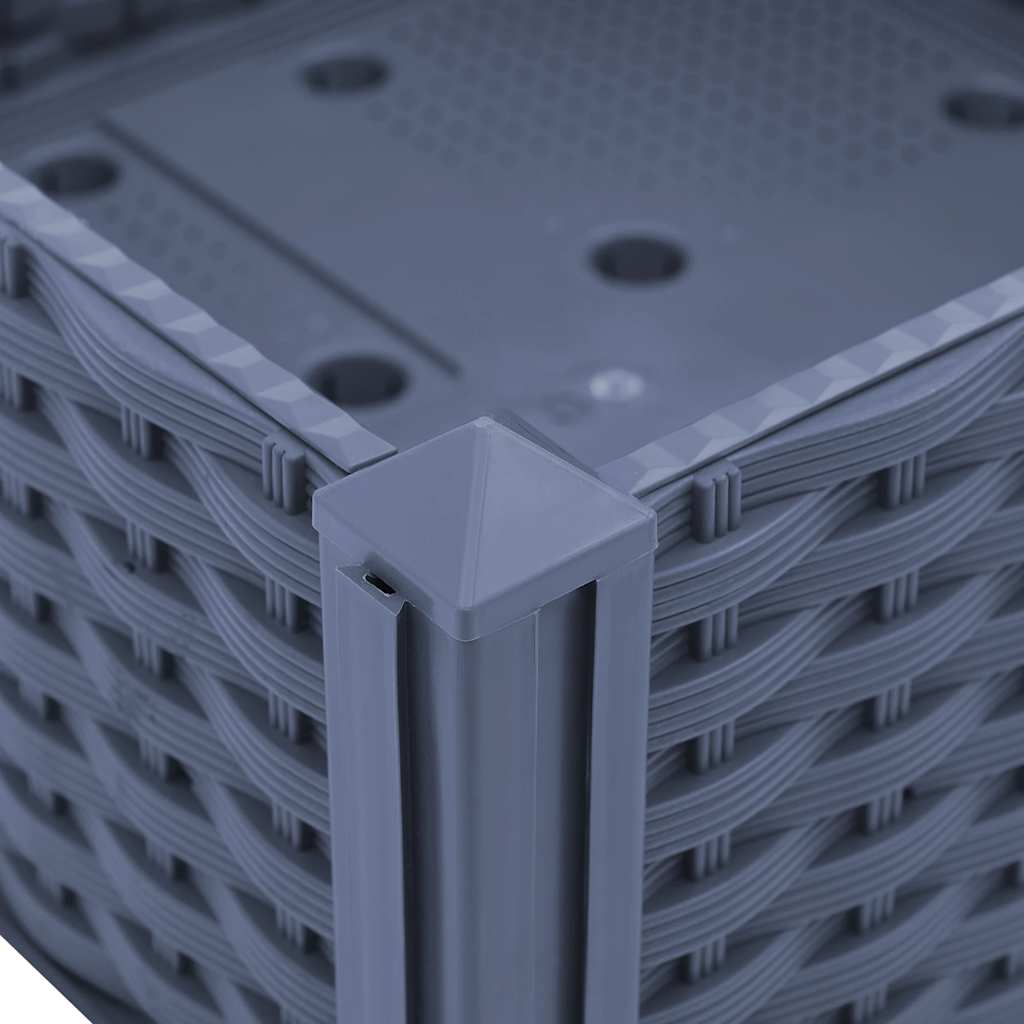 Raised Bed 160x40x38 cm Polypropylene