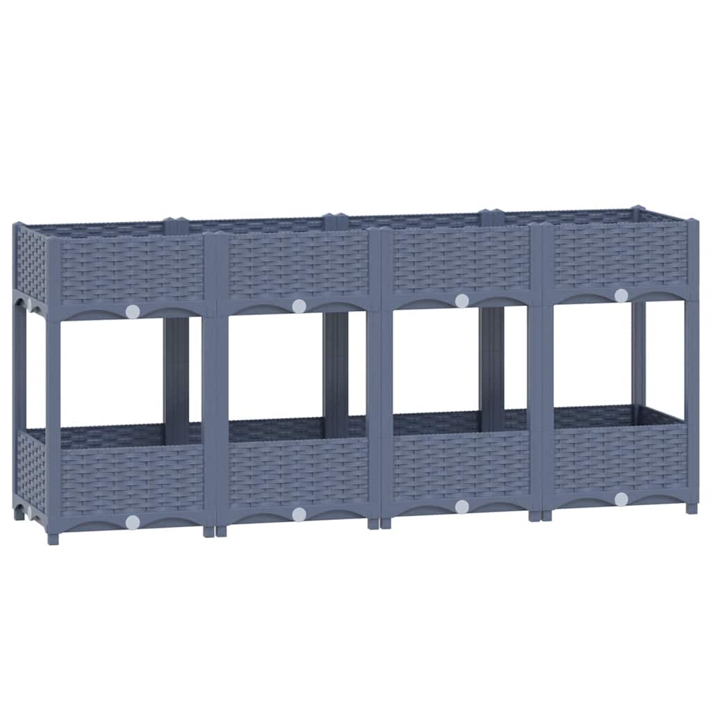 Raised Bed 160x40x71 cm Polypropylene