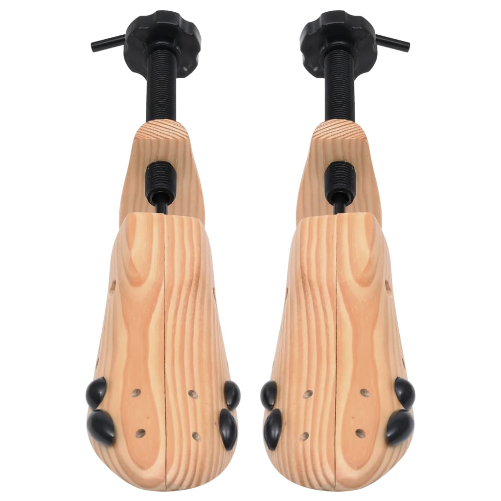 Shoe Trees 2 Pairs Size 41-46 Solid Wood Pine