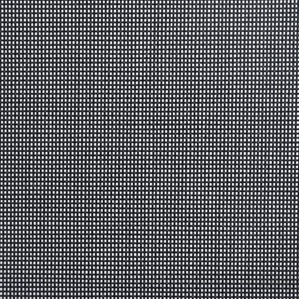 Folding Garden Chairs 4 pcs Textilene Black