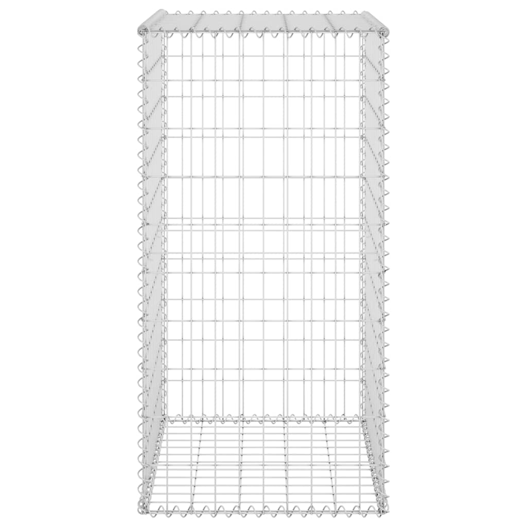 Gabion Wall with Covers Galvanised Steel 60x50x100 cm