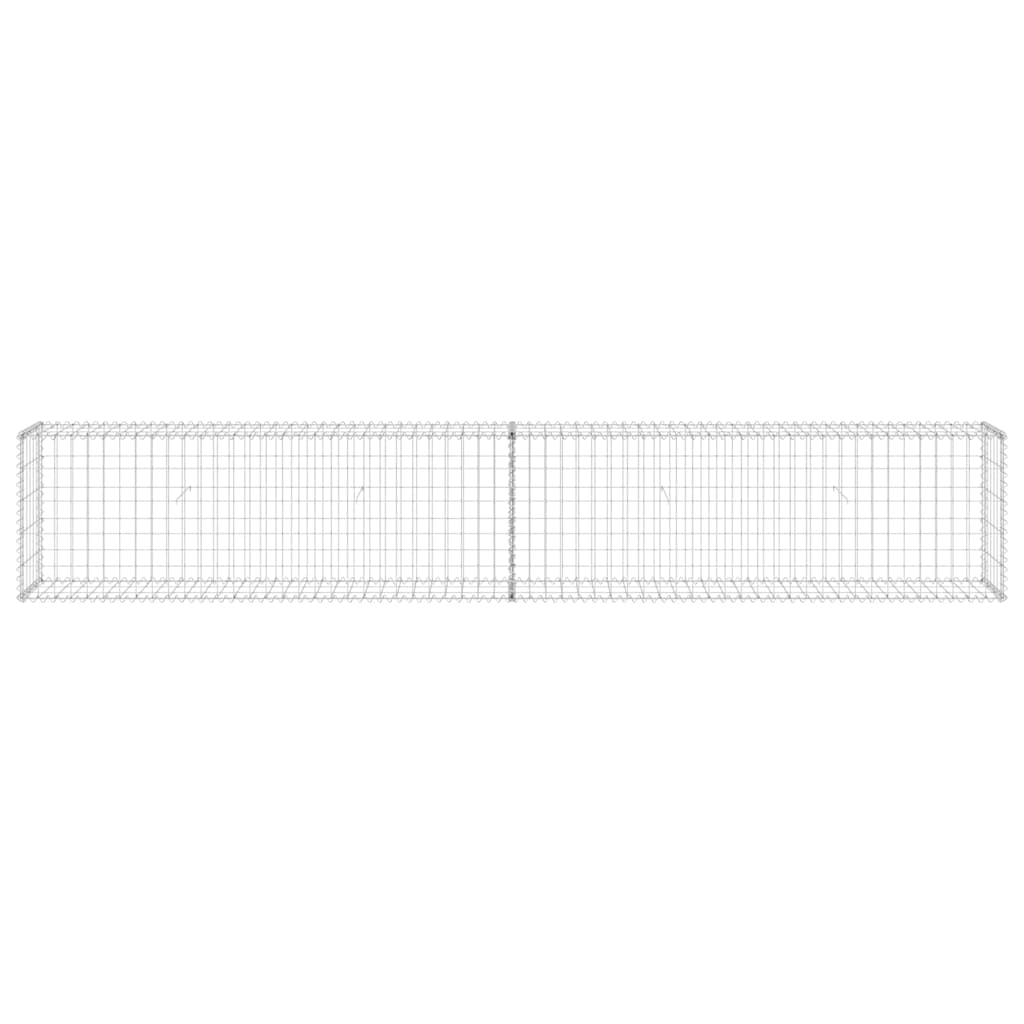 Gabion Wall with Covers Galvanised Steel 300x30x50 cm