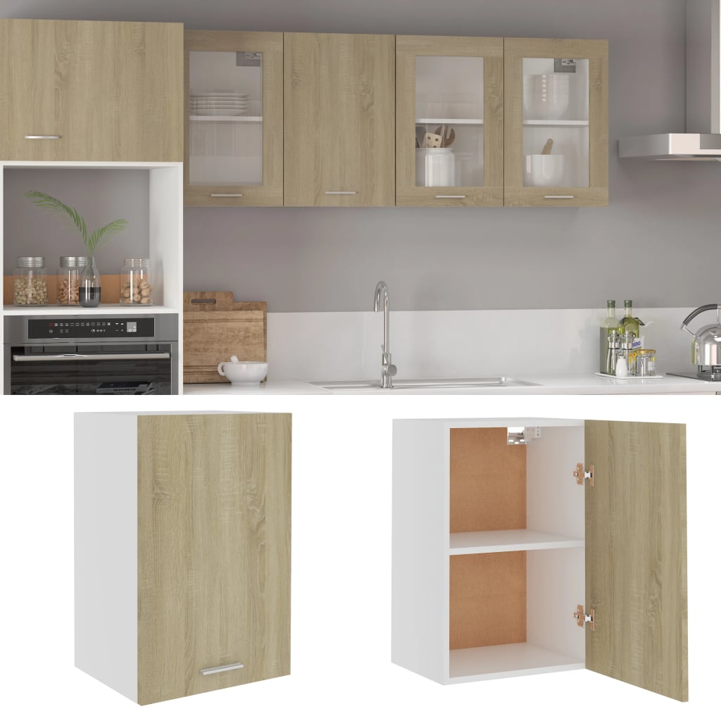 Hanging Cabinet Lyon Sonoma Oak 39.5x31x60 cm Engineered Wood