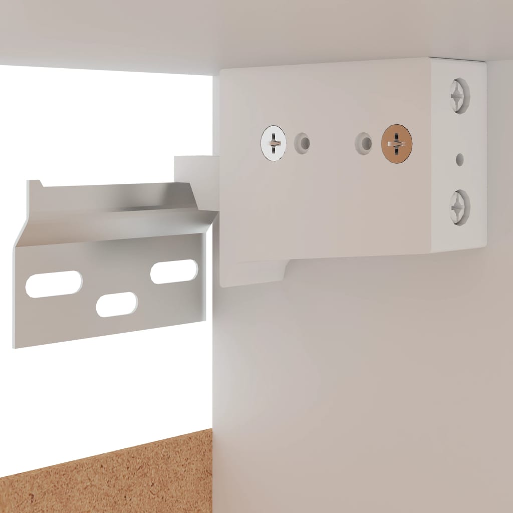 Hanging Cabinet Lyon Black 50x31x60 cm Engineered Wood