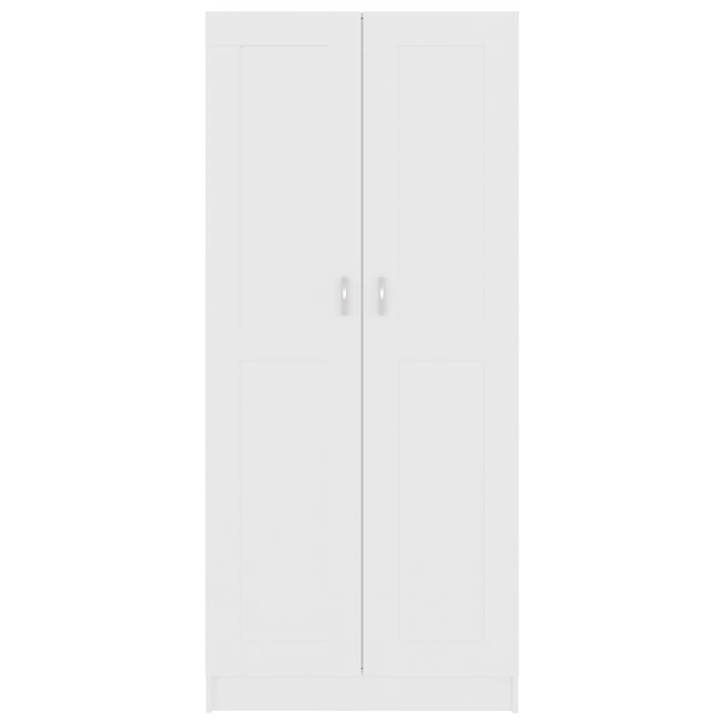 Book Cabinet White 82.5x30.5x185.5 cm Engineered Wood