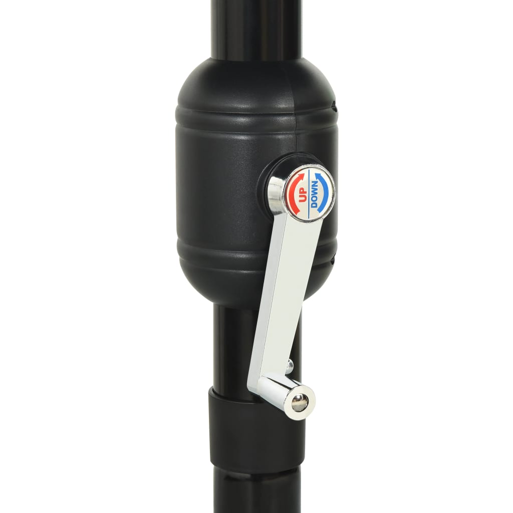 3-Tier Garden Parasol with Aluminium Pole Green 3.5 m