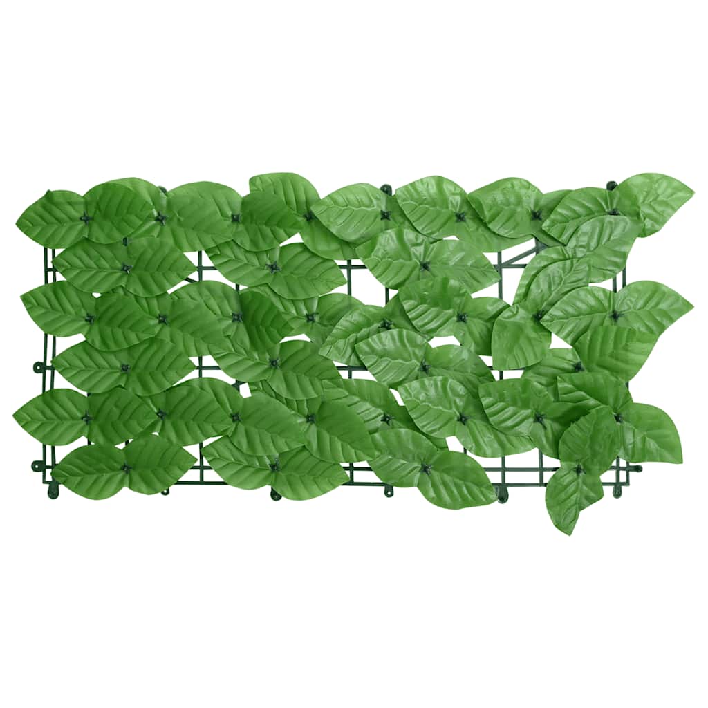 Balcony Screen with Green Leaves 500x150 cm