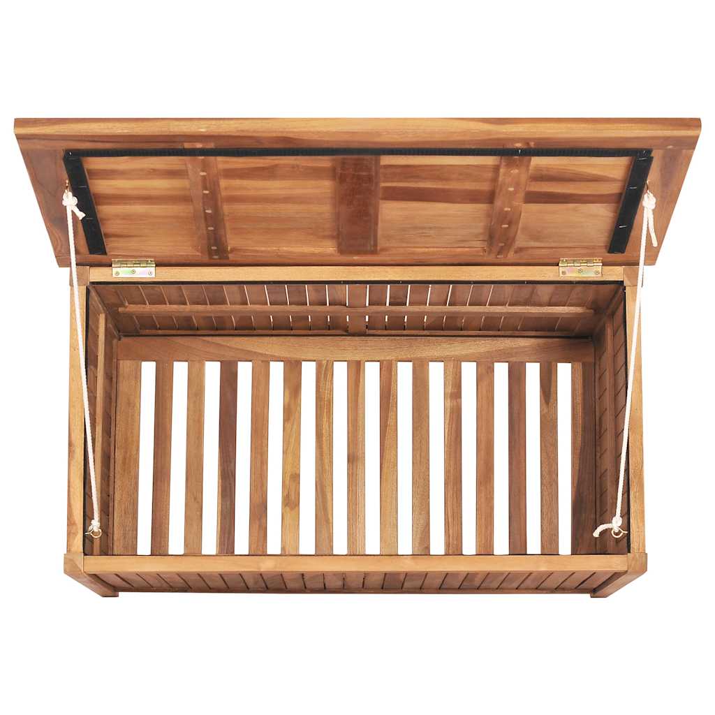 Garden Storage Box 90x50x58 cm Solid Teak Wood