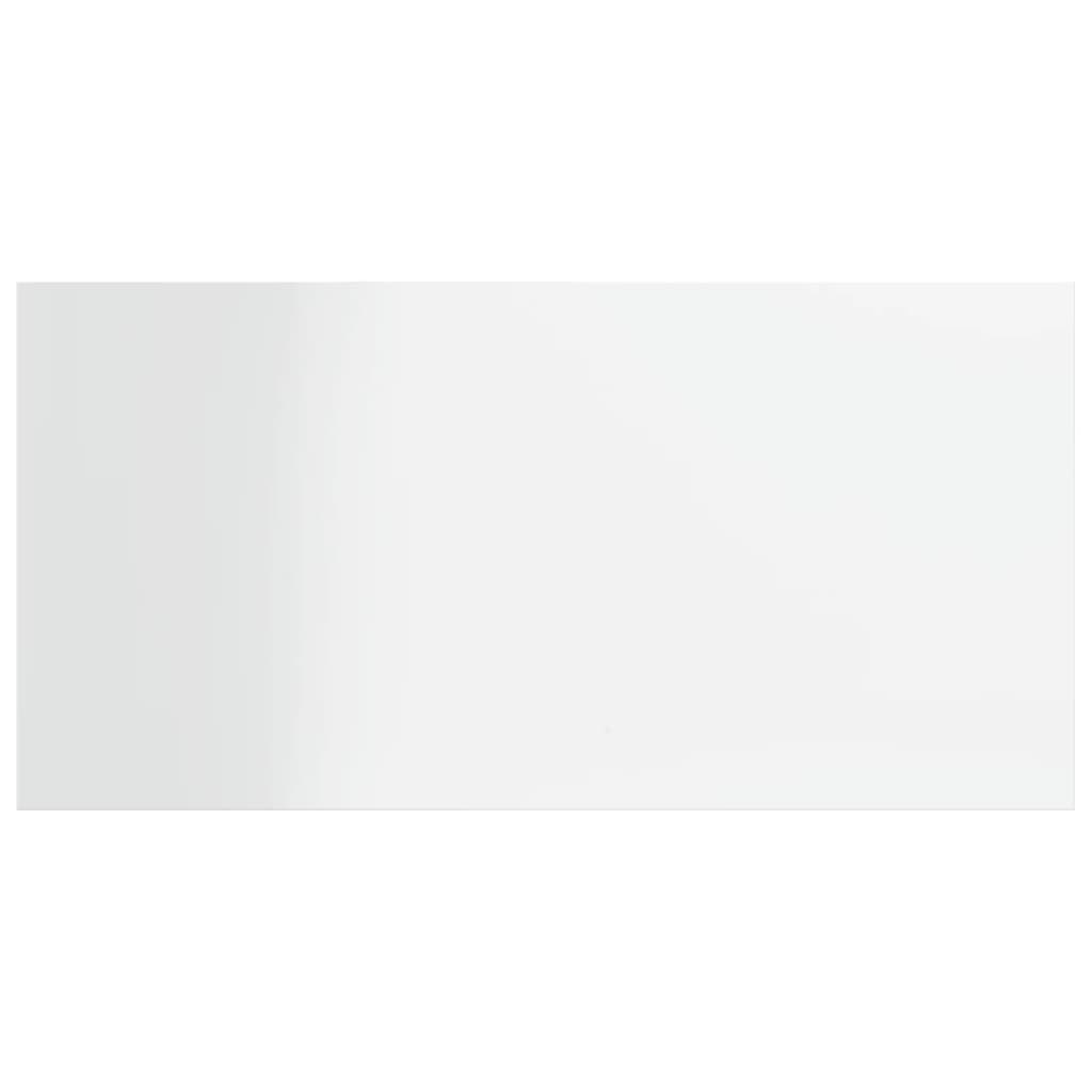 Bookshelf Boards 4 pcs High Gloss White 40x20x1.5 cm Engineered Wood