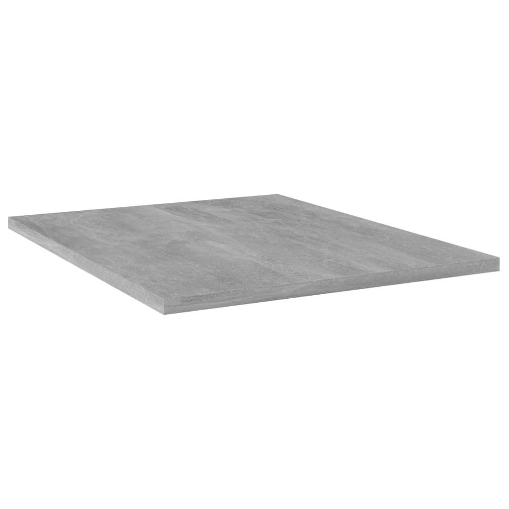 Bookshelf Boards 4 pcs Concrete Grey 40x50x1.5 cm Engineered Wood