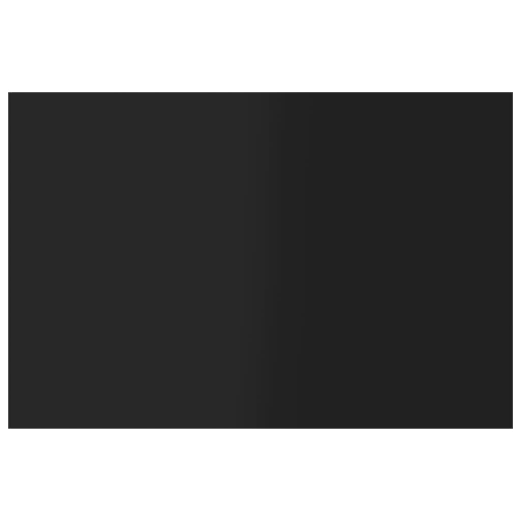 Bookshelf Boards 4 pcs High Gloss Black 60x40x1.5 cm Engineered Wood