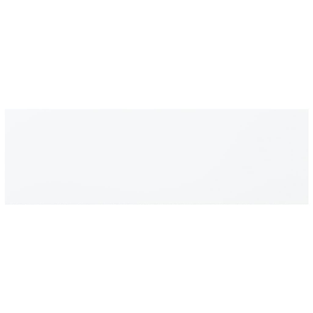 Bookshelf Boards 8 pcs White 80x20x1.5 cm Engineered Wood